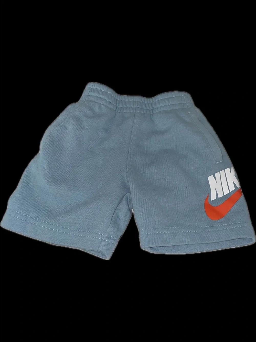 3 pairs of Nike Toddler light & dark Blue Logo Shorts Size 2T worn once